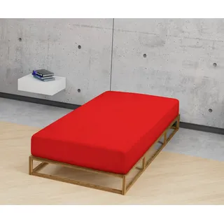 Feinbiber 180 x 200 - 200 x 200 cm rot