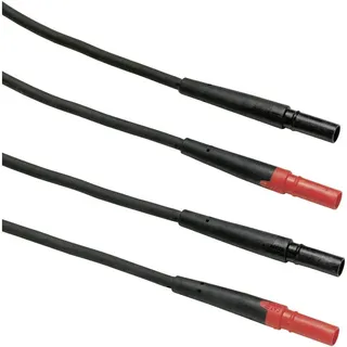 Fluke TL27 Sicherheits-Messleitungs-Set Stecker 4mm Stecker 4mm 1.50m Rot, Schwarz 1St.
