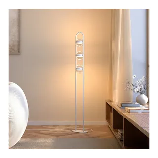 Neona LED Deckenleuchte VIVA, Dimmbar per Fußschalter, LED fest integriert, Warmweiß weiß