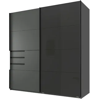 WIMEX Schwebetürenschrank Schwerin 180 x 198 x 65 cm Schwarz