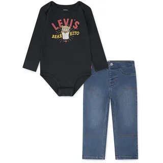 Levi's Levi ́s ® Kids Bearrito Denim Langarm-set - Jet Black - 3 Monate