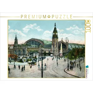 CALVENDO Puzzle Hamburger Hauptbahnhof | 1000 Teile Lege-Größe 64 x 48 cm Foto-Puzzle für glückliche Stunden
