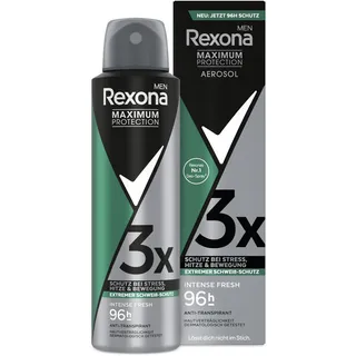 Rexona Men Maximum Protection Intense Fresh Antitranspirant mit 96 Stunden Schutz vor Schweiß und Körpergeruch 150 ml