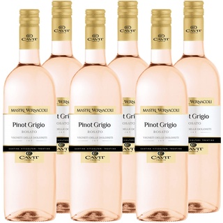 Cavit Pinot Grigio Rosato IGT delle Dolomiti MV Cuvee trocken (6 x 0.75 l)