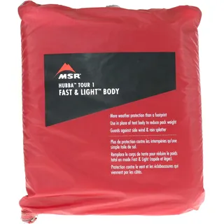 MSR Hubba Tour 1 Fast&Light Body Zelt Zubehör-Rot-One Size