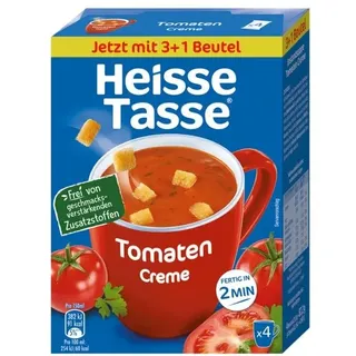 Heisse Tasse Instantsuppe »Tomatencreme Suppe« - 4x 21,8 g