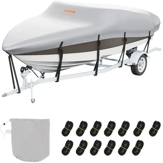 Vevor Bootspersenning 518–579 cm 600D Oxford-Gewebe Grau