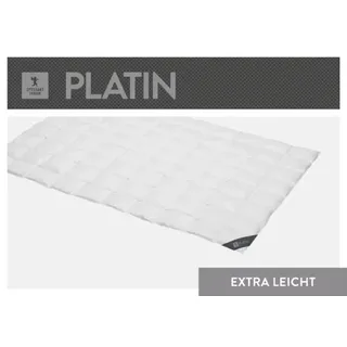 Spessarttraum Daunendecke Platin extra leicht Sommerdecke (Größe: 155x220 cm)