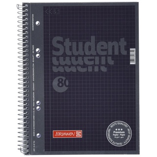 Brunnen 1067152 Notizblock / Collegeblock Student Premium A5 kariert