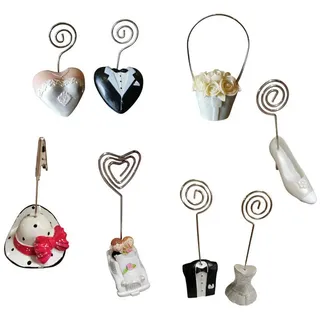 Partystrolche Fotohalter Platzkartenhalter Hochzeit Tischdekoration Wedding