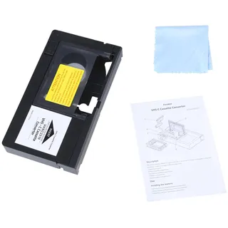 Fhsqwernm Einfach zu bedienender Videokassetten-Adapter, konvertiert Camcorder-Aufnahmen mit einfachem Kassetten-Adapter