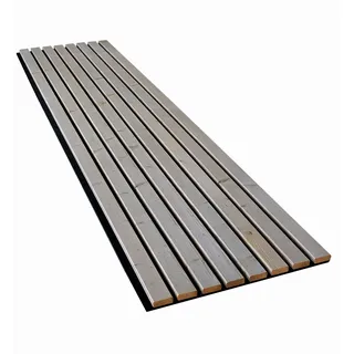Kosche Outdoor-Akustik-Paneel 'HydroLine' Thermo Fichte geölt basaltgrau 2380 x 561 x 25 mm