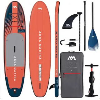 Aqua Marina Atlas 366 x 76 x 15 cm rot-blau