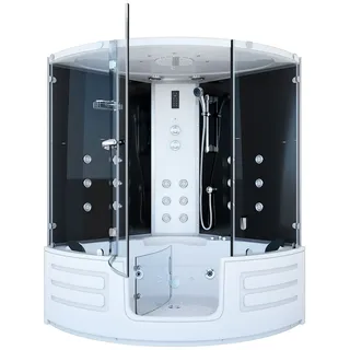 AcquaVapore Dampfdusche Whirlpool Dusche Duschkabine K70-SW-EH-EC-SC 150x150cm