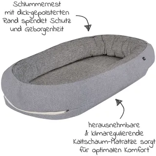 Alvi Set Stubenwagen Birthe Schlummernest Piqué weiß Babybett Bett Bezug - Neu