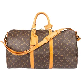 Louis Vuitton Louis Vuitton Canvas Monogram Keepall 50 Bandouliere Koffer24