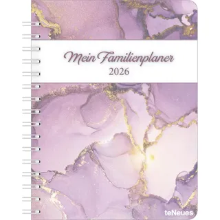 n neumannverlage Familienplaner-Buch Glamour 2026 - Diary - Buchkalender - Taschenkalender - 17,5x23,1: Diary