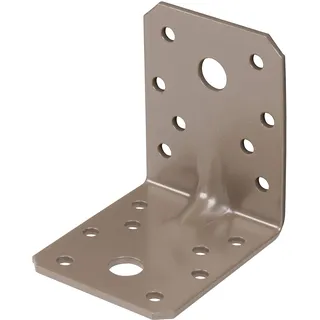 GAH Alberts Duravis Schwerl-Winkelverbinder/Sicke Perlbeige Duplexbesch. 70 x 70 x 55 mm