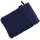 Waschhandschuh 22 x 16 cm marine blau