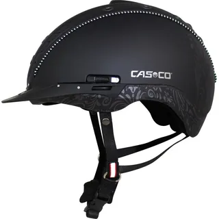 Casco MISTRALL 2 Reithelm schwarz/floral L/XL 60-63cm