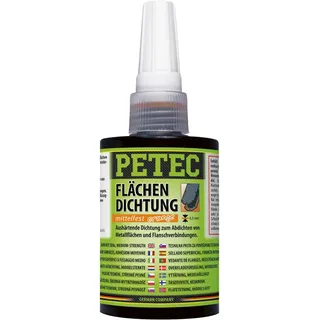 Petec Flächendichtung mittelfest orange 75 ml