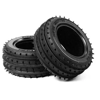TAMIYA 300050449 Reifen 2, Spike-Rillen vorne,