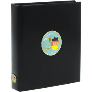 Schwäbische Albumfabrik SAFE 7345 Premium-Münzalbum „2 € Bundesländer“ | Serie 2 | für 2-Euro-Gedenkmünzen | inkl. Blätter 7345-8 & 7345-9 | 4-Ring-Mechanik