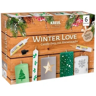 Kreul Candle Pen 6er Set Winter Love,