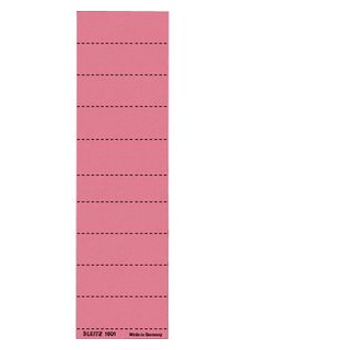 Leitz 100 LEITZ Beschriftungsschilder für Hängeregister 1901 rot