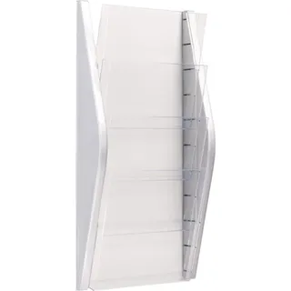 Helit Wandprospekthalter the arc silber