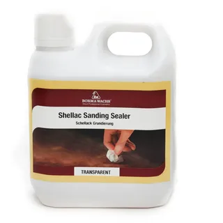 BORMA Schellack Sanding Sealer Grundierung Untergrund mit Bimsmehl 1000ml TRANSPARENT