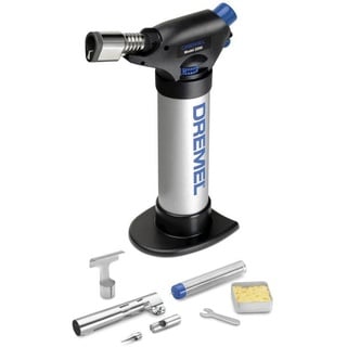 Dremel 2200 VersaFlame Multifunktionaler Butangas-Brenner - Butangas-Lötlampe, Gasbrenner und Löt-Set (mit 4 Zubehören zum Löten, Schrumpfen, Schweißen, Flambieren)