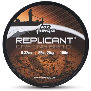 Fox Rage Replicant Cast Geflochtene Schnur 150 M - Brown - 0.320 mm