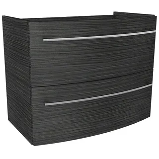 Camargue Swing Waschtischunterschrank  (80 x 45,6 x 63 cm, Dark Oak)