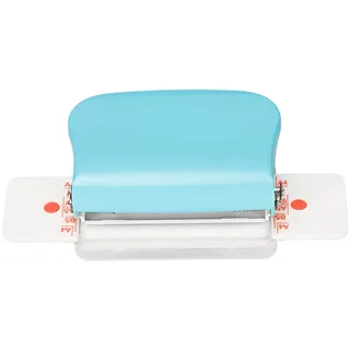 Spulenbindemaschine,Cinch-Buchbindemaschine, Manuelle Bindemaschine, Mini-Spiralbindung, Manuelle Bindemaschinen, Mehrzweck-Cinch-Buchbindemaschine Mit 6 Löchern Für Das Heimbüro(Blau1), manuelle