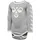 hmlFLIPPER langarm Baby-Body grey melange 74