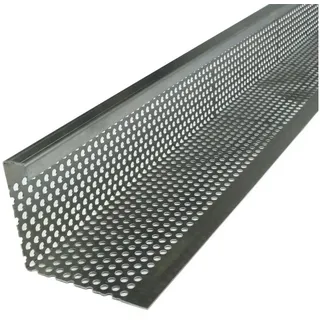 DAPRONA Kiesfangleiste 200cm 1,5mm Materialstärke Aluminium Silber,