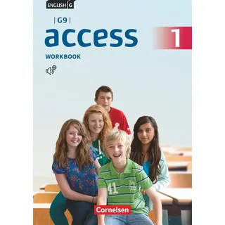 Cornelsen Verlag Access - G9 - Band 1: 5. Schuljahr: Workbook mit Audios online und MyBook