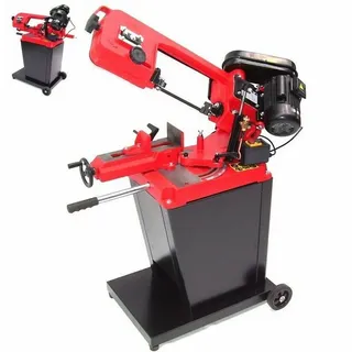 Apex Metallbandsäge Metallbandsäge 150 Horizontalbandsäge 230V Bandsäge 55714 rot