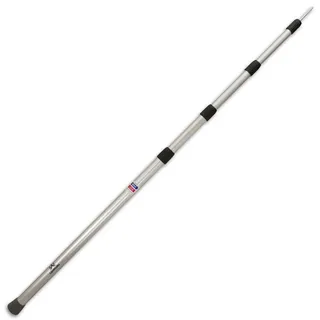 campguru Teleskop Tarp Stange Vor Zelt Sonnensegel Aufstell Gestänge Alu 250 cm silver