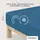 Baumwolle 140 x 200 - 160 x 220 cm blue mid