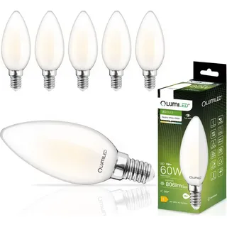 Lumiled LED Lampe B35 7W E14 4000K 6 St.