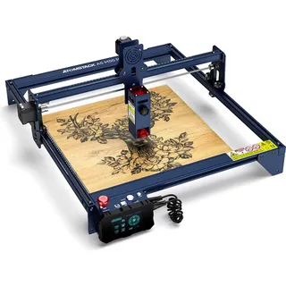 ATOMSTACK A5 M50 PRO 40W - 5.5W Output Gravur, Holz& Acryl Cutter Maschine für Glas, Keramik, Schiefer, Holz 410 * 400mm—Silber