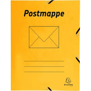 Exacompta Postmappe 55549B DIN A4 Karton gelb