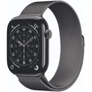 GPS + Cellular 46mm Slate Titanium Milanese Loop slate S/M