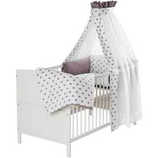 Schardt Babybett mit Ausstattung Conny 70x140 cm, weiss