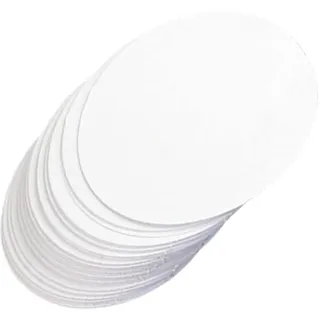 Milageto 100 x Button-Abzeichen, blanko, Papier, zum Basteln, rund, Leere Karte, Button-Herstellung, Zubehör für, 44MM