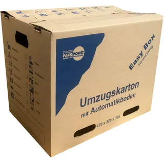 Umzugskarton Transportkarton mit Automatikboden 470 x 320 x 385 mm