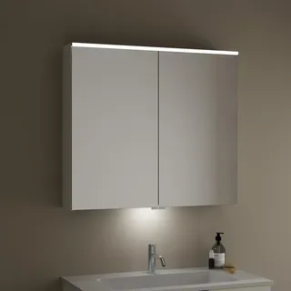 90 cm weiß glanz LED-Waschtischbeleuchtung