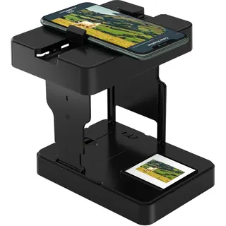 DigitConvert Dia-Viewer Mobiler Filmscanner, 35 mm, Diascanner wandelt 35 mm Dias und Negative mit Ihrem Smartphone in digitale Fotos um